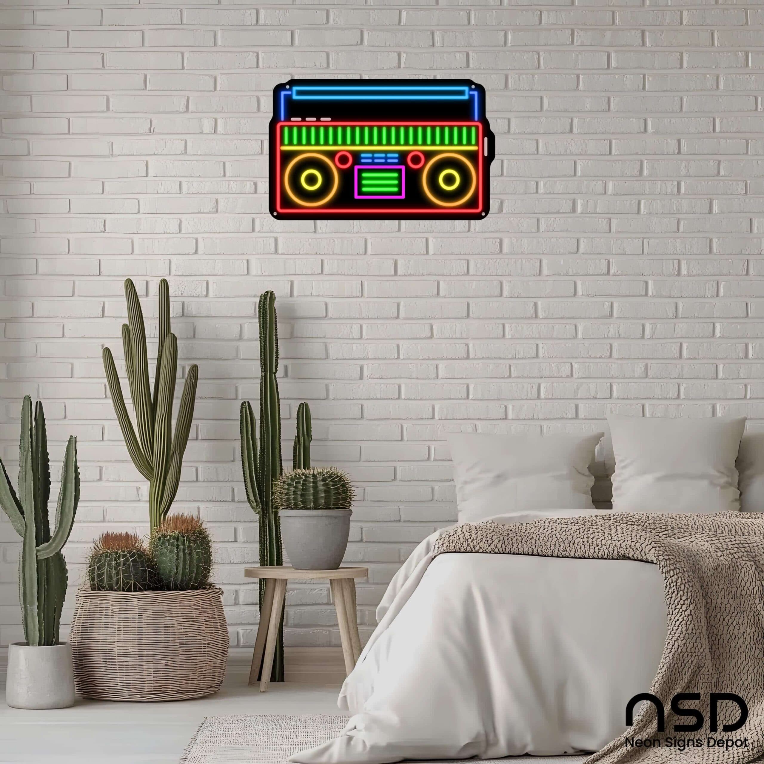 Radio Neon Sign